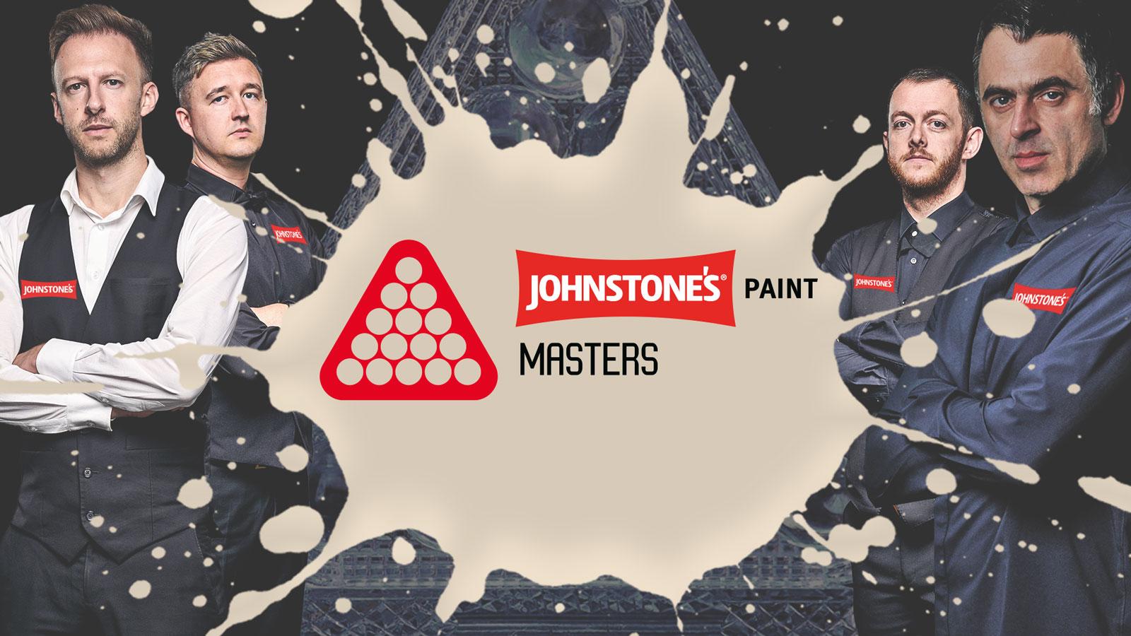 Image of snooker players sponsored by Johnstone's Paint