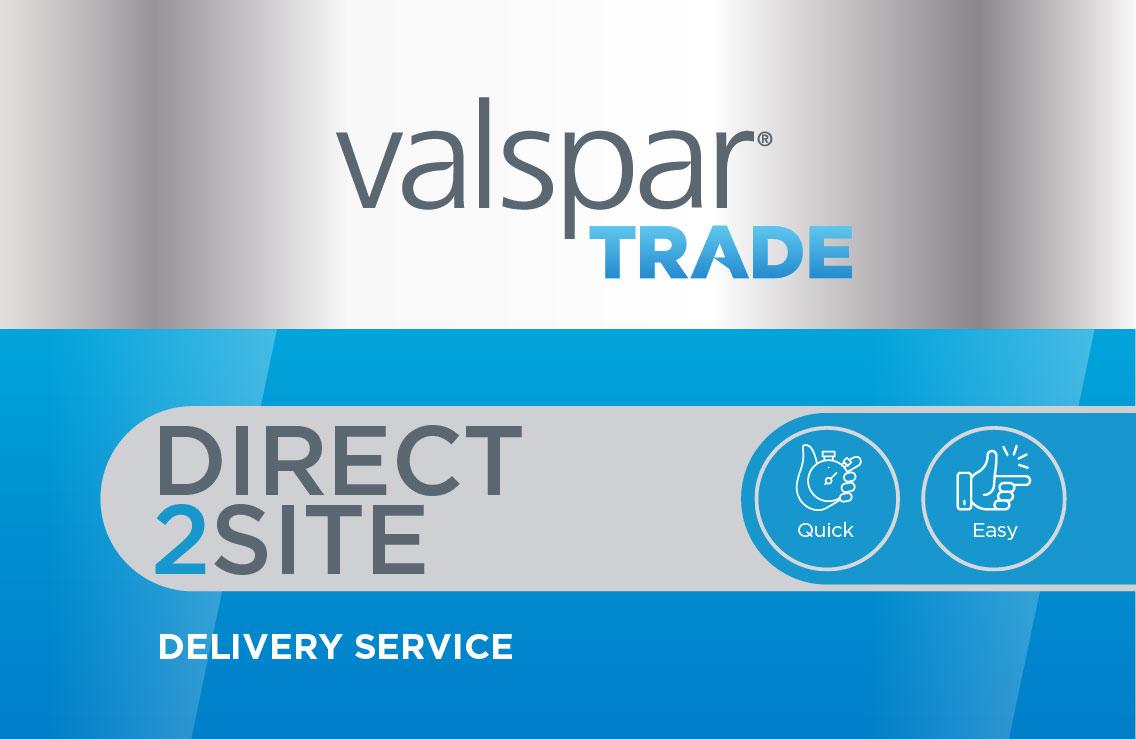 Photograph of Valspar Trade Direct2Site service.